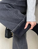 Tommen Brushed Wide Banding Denim Pants