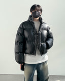 High Neck Leather Crop Padding