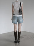 Klev Scarf Set Wrinkle Sleeveless