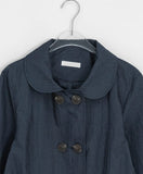 Yukomi Three Quarter Button Nylon Double Jacket