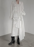 Sia Layered Unbalanced Skirt
