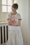 Strawberry Crop Ringer Tee