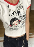 BOOM RINGER CROP T