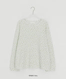 Phem Flower Over Round Long Sleeve Tee