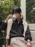 Cordrick V-neck cable knit