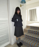 Lowell double-button short jacket