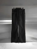Shibori Straight Cotton Pants