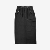 hitch string long skirt