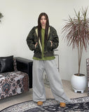 Shallo button balloon sweatpants