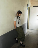 Neku Vintage Stripe Lettering Print Short Sleeve T-Shirt