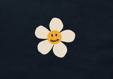 Cream Flower Dot Color Matching Hoodie