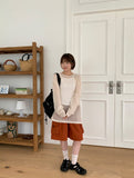 [Unisex] Hebly Nylon Banding Cargo Bermuda Pants