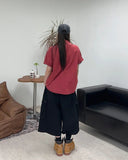 Luden Button Cargo Bermuda Pants