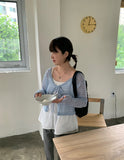 Ditsy Bokashi Summer Ribbon Bolero Cardigan