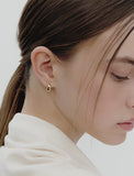 Truvion Silver One-Touch Earrings S