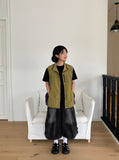 [Unisex] Shawnco Summer Glossy Color Matching Windbreaker
