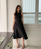 LeBlanc Pintuck Sleeveless Strap One Piece
