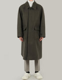 maxi Balmacaan coat