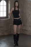 [mnem] Fringe Wash Bustier