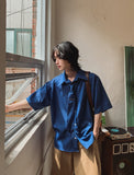 [LAN ARCHIVE][SETProduct] Ocean denim tie half shirt