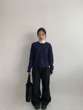 Yuhri Dot Round Knit Cardigan