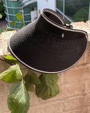 Hello Rattan Banding Sun Cap