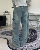 D.L. Work Cargo Denim Pants