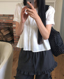 Karen Frill Cargo Layered Skirt Pants