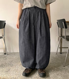 Scho Banding Balloon Denim Pants