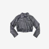 Tenet Crop Leather Jacket