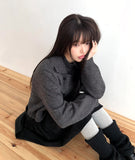 Obin Double Button Collar Knit Cardigan