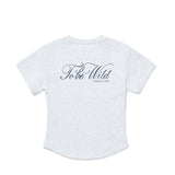 New 93 Logo Crop T-Shirt