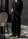 Banding Rustle Cargo Wide Pants