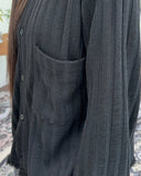Parento cut-off knit cardigan