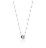 Essence Silver (W) Tria Pave Necklace
