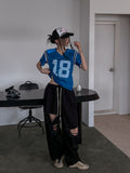 (UNISEX) Damage Balloon Wide Pants