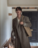 Oden Wool Notched Long Coat