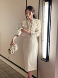 Eve Tweed H-Line Skirt