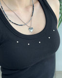 Brielle Studded Sleeveless