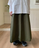 Loile Nylon String Banding Balloon Long Skirt