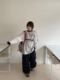 [unisex] Tikopi Lettering Over Long Sleeve Tee