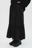 (W) Chard Shirring Long Skirt