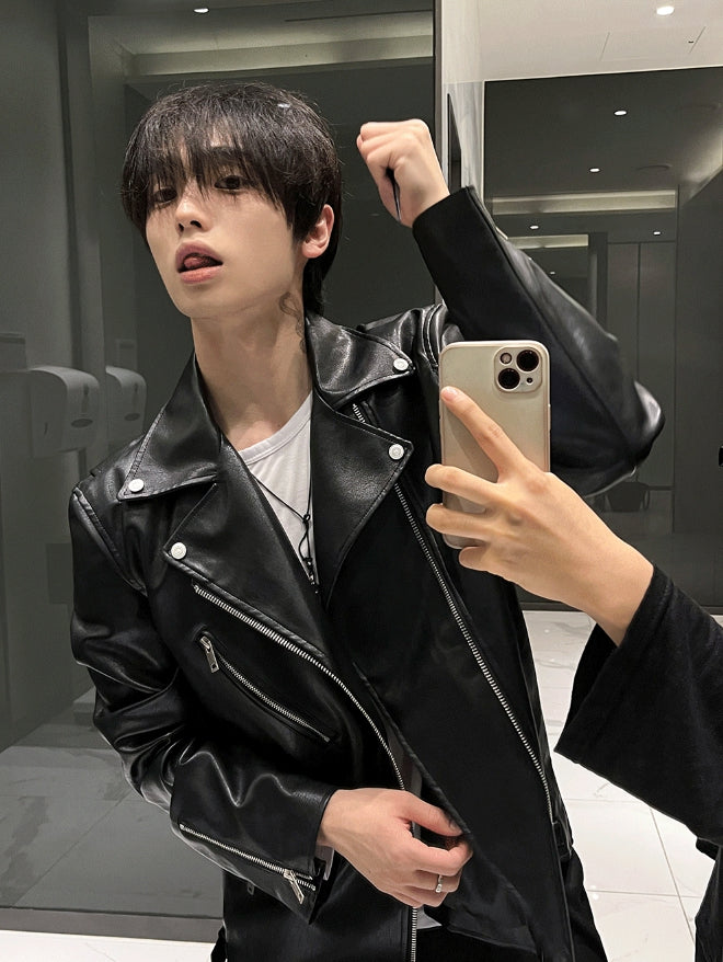 [COSYHARU公式]Biker Rider Leather Jacket 関税・送料込み COSYHARU公式]Biker Rider Leather Jacket 関税・送料込み