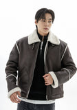 Overfit Shearling Fade Mustang