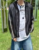 Line hood zip up
