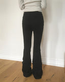 Monde Shirring Pleated Layered Bootcut Pants