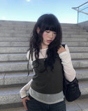 [MADE] Rotating Bustier T-shirt Set