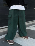 Fleece Cargo Balloon Pants
