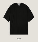 Pleated overfit short sleeve tee