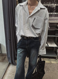 Grown Stripe Pocket Shirt